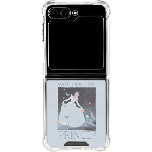 Disney Cinderella Will I Meet My Prince Galaxy Z Flip5 5G Clear Case