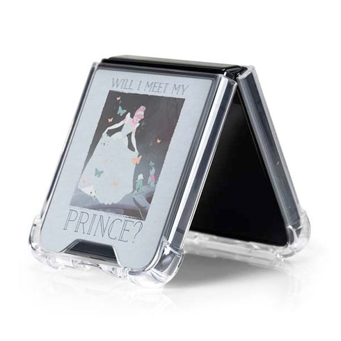 Disney Cinderella Will I Meet My Prince Galaxy Z Flip5 5G Clear Case
