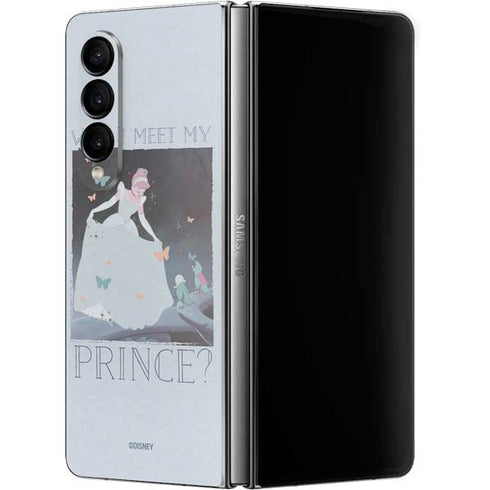 Disney Cinderella Will I Meet My Prince Galaxy Z Fold4 5G Skin