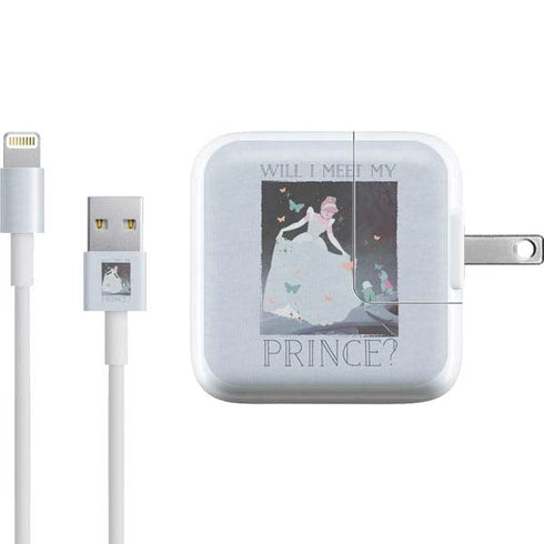 Disney Cinderella Will I Meet My Prince iPad Charger (10W USB) Skin