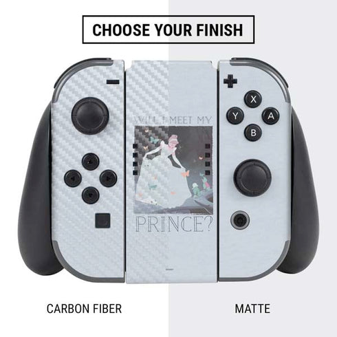 Disney Cinderella Will I Meet My Prince Nintendo Switch Bundle Skin
