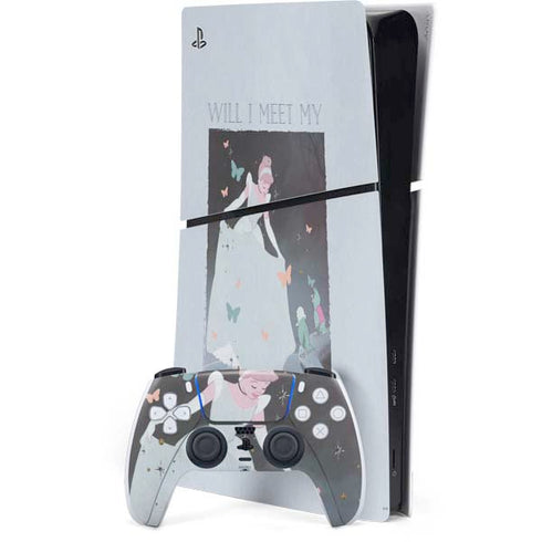 Disney Cinderella Will I Meet My Prince PS5 Slim Digital Edition Bundle Skin