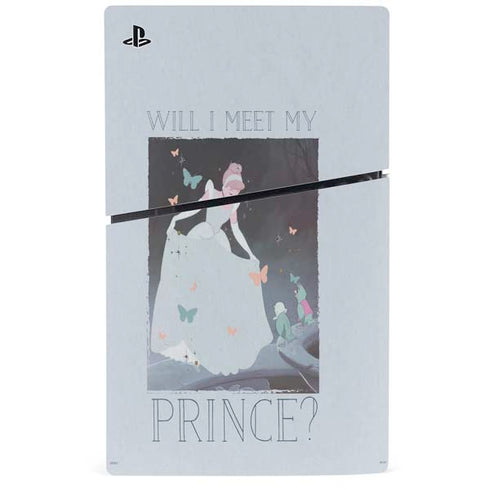 Disney Cinderella Will I Meet My Prince PS5 Slim Digital Edition Bundle Skin