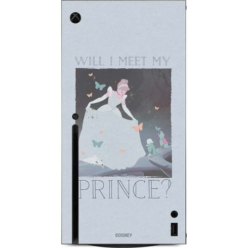 Disney Cinderella Will I Meet My Prince Xbox Series X Console Skin