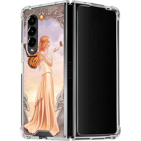 Rachel Anderson Citrine Galaxy Z Fold4 5G Clear Case