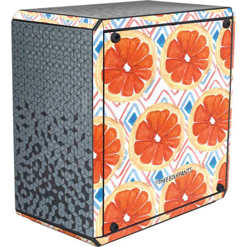 Bouffants and Broken Hearts Citrus Geo Cooler Master MasterBox Q300L Mini Tower Skin