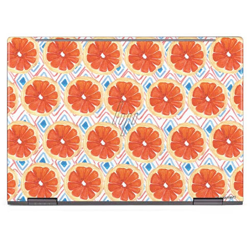 Bouffants and Broken Hearts Citrus Geo HP Envy Skin