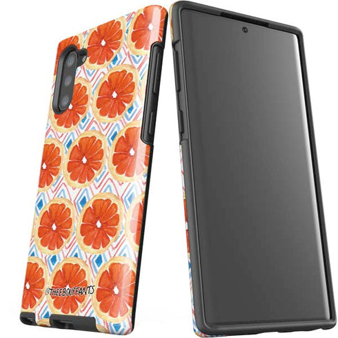 Bouffants and Broken Hearts Citrus Geo Galaxy Note 10 Pro Case