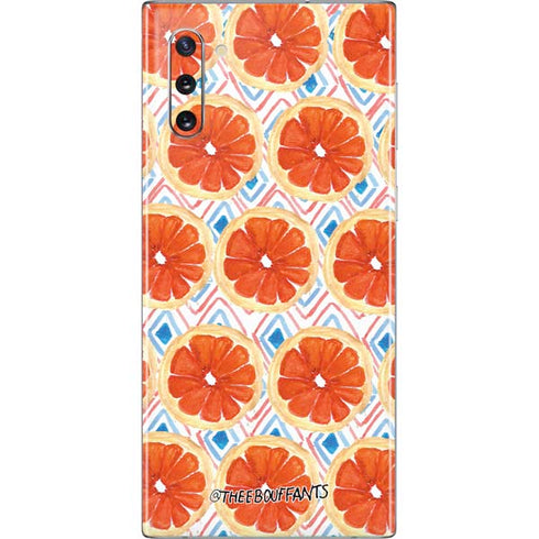 Bouffants and Broken Hearts Citrus Geo Galaxy Note 10 Skin