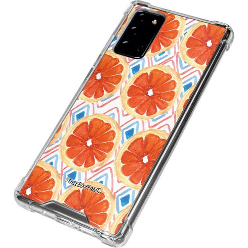 Bouffants and Broken Hearts Citrus Geo Galaxy Note20 5G Clear Case