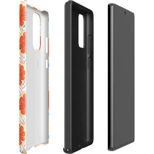 Bouffants and Broken Hearts Citrus Geo Galaxy Note20 5G Pro Case