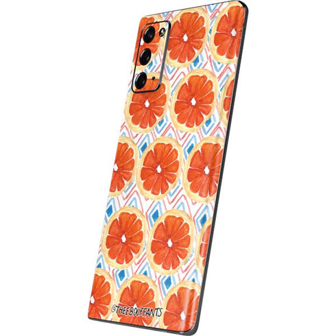 Bouffants and Broken Hearts Citrus Geo Galaxy Note20 5G Skin
