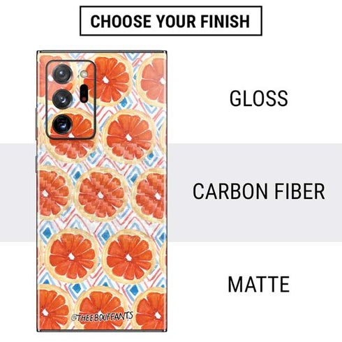 Bouffants and Broken Hearts Citrus Geo Galaxy Note20 Ultra 5G Skin