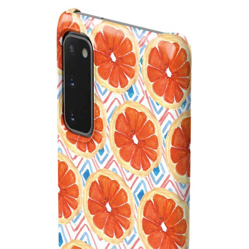 Bouffants and Broken Hearts Citrus Geo Galaxy S20 Lite Case