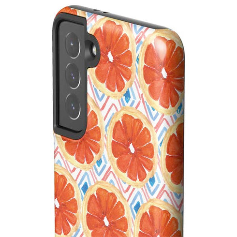 Bouffants and Broken Hearts Citrus Geo Galaxy S21 5G Pro Case