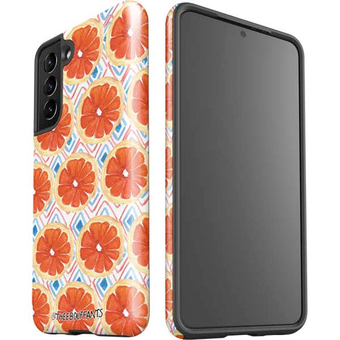 Bouffants and Broken Hearts Citrus Geo Galaxy S21 5G Pro Case