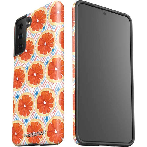 Bouffants and Broken Hearts Citrus Geo Galaxy S21 Plus 5G Pro Case