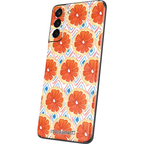 Bouffants and Broken Hearts Citrus Geo Galaxy S21 Plus 5G Skin