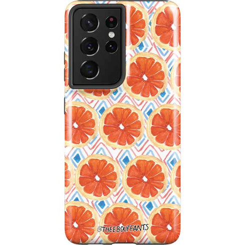 Bouffants and Broken Hearts Citrus Geo Galaxy S21 Ultra 5G Pro Case
