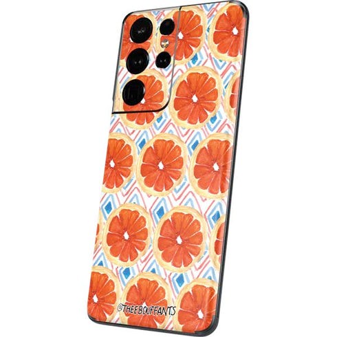 Bouffants and Broken Hearts Citrus Geo Galaxy S21 Ultra 5G Skin