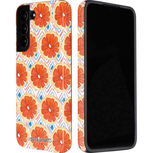 Bouffants and Broken Hearts Citrus Geo Galaxy S22 Plus Pro Case