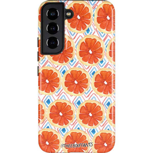 Bouffants and Broken Hearts Citrus Geo Galaxy S22 Pro Case