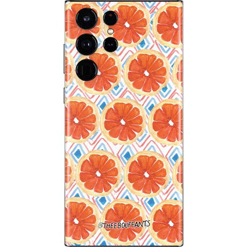 Bouffants and Broken Hearts Citrus Geo Galaxy S22 Ultra Skin