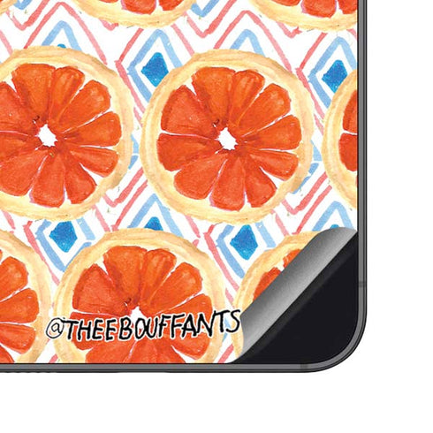 Bouffants and Broken Hearts Citrus Geo Galaxy S23 FE Skin