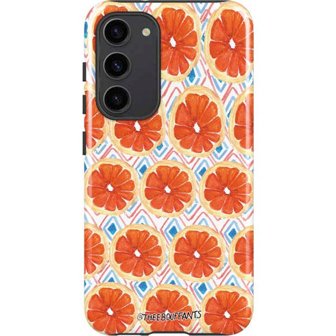 Bouffants and Broken Hearts Citrus Geo Galaxy S23 Plus Pro Case