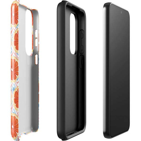 Bouffants and Broken Hearts Citrus Geo Galaxy S23 Plus Pro Case