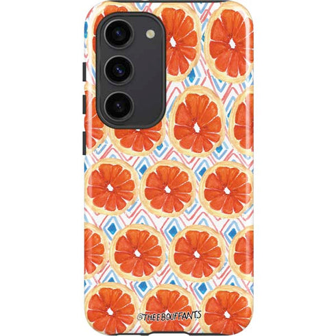 Bouffants and Broken Hearts Citrus Geo Galaxy S23 Pro Case
