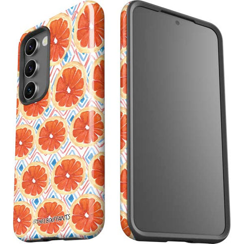 Bouffants and Broken Hearts Citrus Geo Galaxy S23 Pro Case