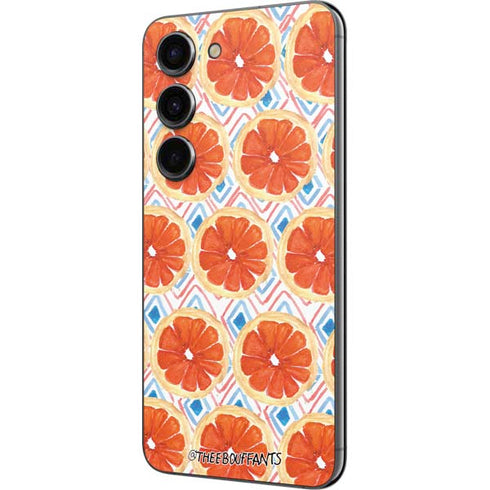 Bouffants and Broken Hearts Citrus Geo Galaxy S23 Skin