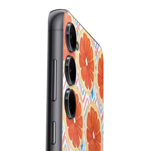 Bouffants and Broken Hearts Citrus Geo Galaxy S23 Skin
