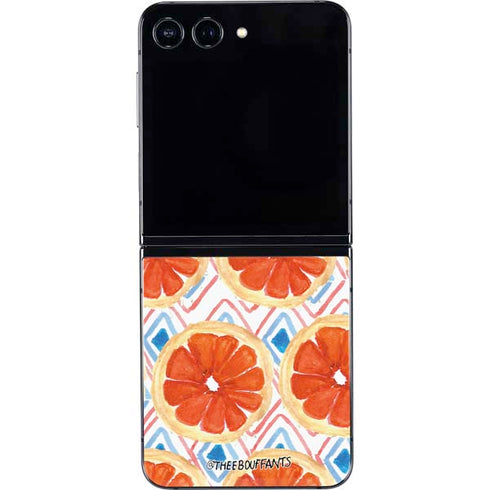 Bouffants and Broken Hearts Citrus Geo Galaxy Z Flip5 5G Skin