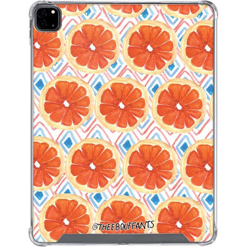 Bouffants and Broken Hearts Citrus Geo iPad Pro 12.9in (2020) Clear Case