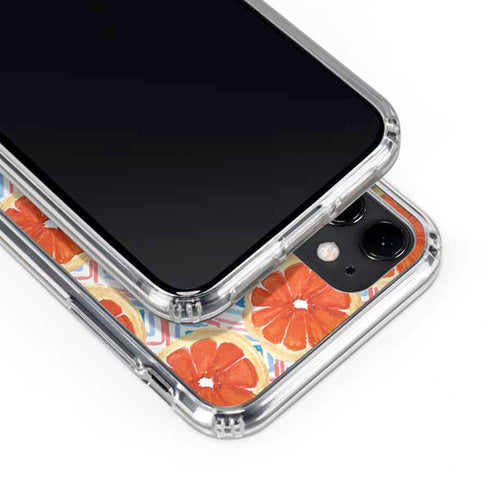 Bouffants and Broken Hearts Citrus Geo iPhone 11 Clear Case