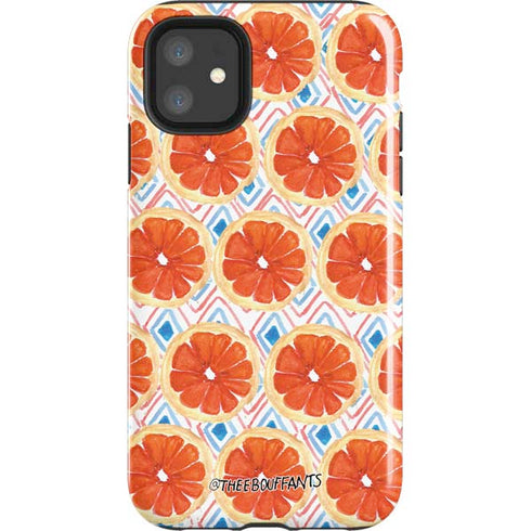 Bouffants and Broken Hearts Citrus Geo iPhone 11 Impact Case
