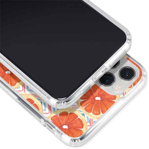Bouffants and Broken Hearts Citrus Geo iPhone 11 Pro Clear Case
