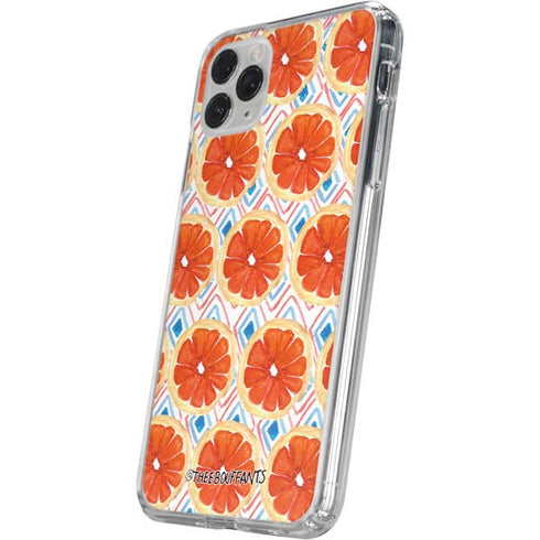 Bouffants and Broken Hearts Citrus Geo iPhone 11 Pro Clear Case