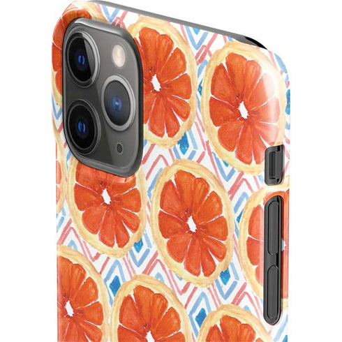 Bouffants and Broken Hearts Citrus Geo iPhone 11 Pro Lite Case