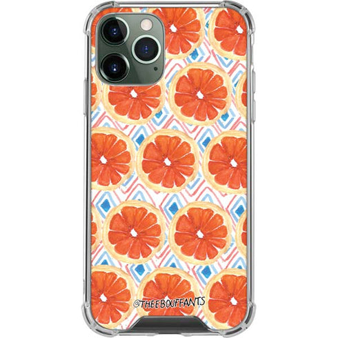 Bouffants and Broken Hearts Citrus Geo iPhone 11 Pro Max Clear Case