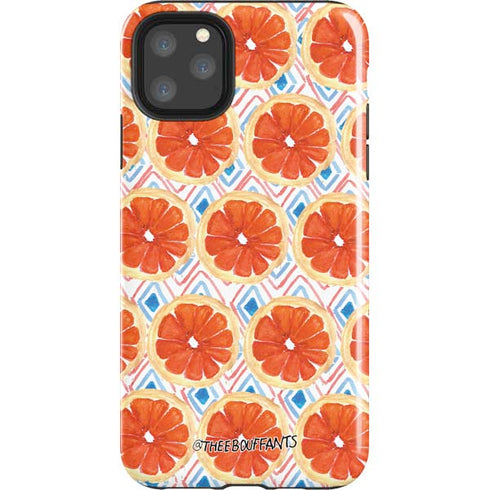 Bouffants and Broken Hearts Citrus Geo iPhone 11 Pro Max Impact Case