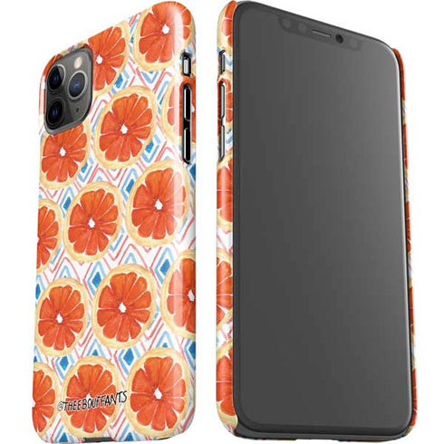 Bouffants and Broken Hearts Citrus Geo iPhone 11 Pro Max Lite Case