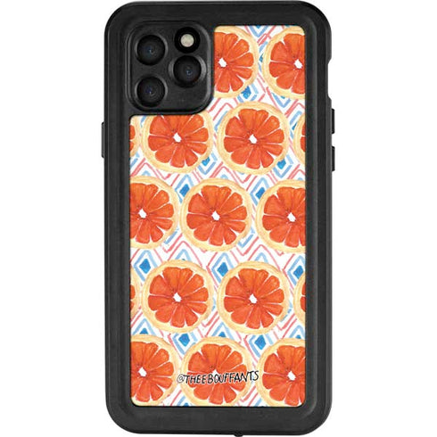 Bouffants and Broken Hearts Citrus Geo iPhone 11 Pro Waterproof Case