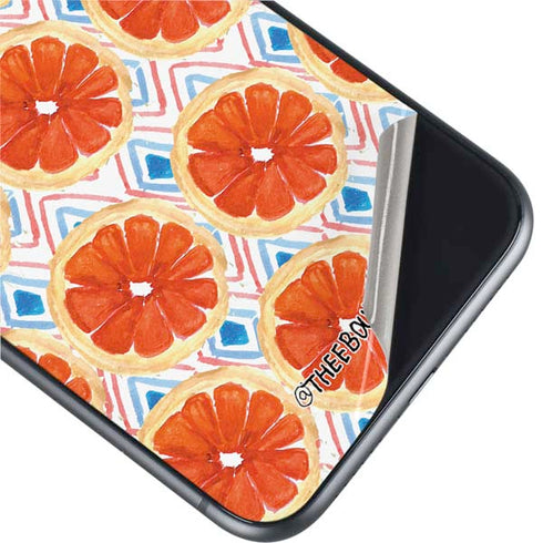 Bouffants and Broken Hearts Citrus Geo iPhone 11 Skin