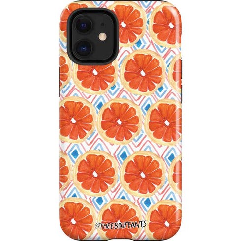 Bouffants and Broken Hearts Citrus Geo iPhone 12 Mini Impact Case