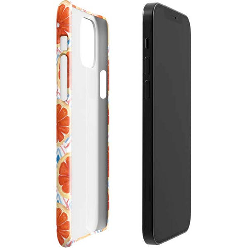 Bouffants and Broken Hearts Citrus Geo iPhone 12 Mini Lite Case