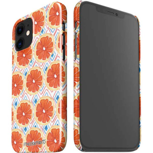 Bouffants and Broken Hearts Citrus Geo iPhone 12 Mini Lite Case