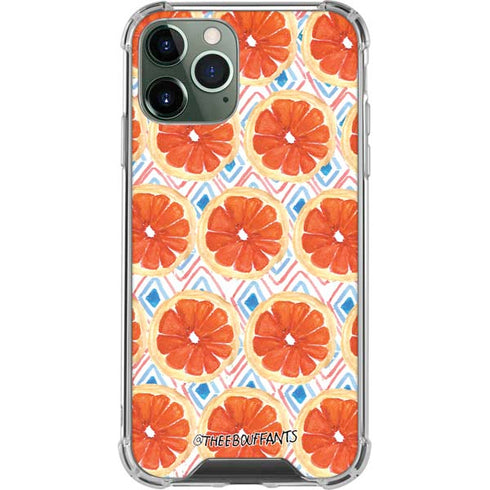 Bouffants and Broken Hearts Citrus Geo iPhone 12 Pro Clear Case